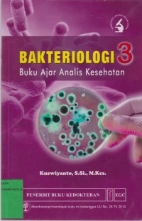 Image of Bakteriologi 3 Buku Analis Kesehatan