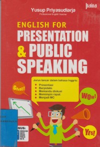 Image of English For Presentation & Public Speaking