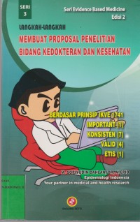 Image of Langkah-Langkah Membuat Proposal Penelitian Bidang Kedokteran dan Kesehatan