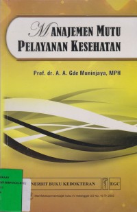 Image of Manajemen Mutu Pelayanan Kesehatan