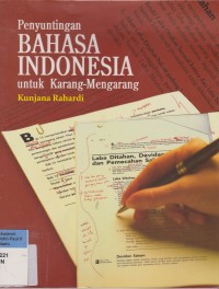 Image of Penyuntingan Bahasa Indonesia untuk Karang Mengarang