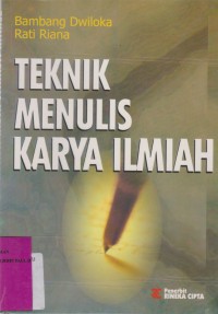 Image of Teknik Menulis Karya Ilmiah